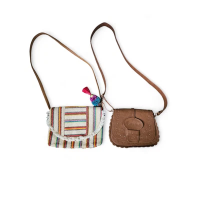 NWOT 2 Women's CATO and BOHO Crossbody Purse Summer Embroidered Tassled Fringe - Image 1 of 4