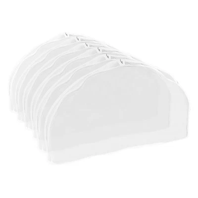  6 Pcs Staubbedeckte Schulterabdeckung Kleidersack Lang Reisen Anzugbezüge - Bild 1 von 4