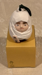 Vintage 2 3/4 Zoll japanische alte Tonglocke Benkei weiß neu in OVP - Bild 1 von 12