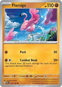 Pokémon Karte Flamigo 106/182 | Paradox Rift | Common Non Holo | NM - Bild 1 von 1