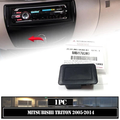 For Mitsubishi Triton L200 2005-2014 Switch Dash Panel Hole Cover Black - Image 1 of 4