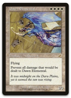 Dawn Elemental #7 (NM) Scourge SCG Magic MTG - Image 1 of 2