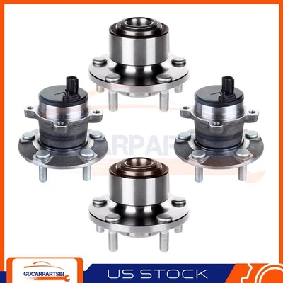 (4) Front & Rear Wheel Hub Bearing Assembly For 2007-2011 Volvo C70 C30 S40 V50 — 第 1/4 张图片