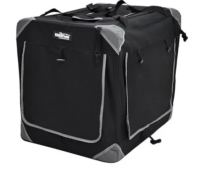 Cortinas de jaula para perros plegables de 4 puertas EliteField con bolsa de transporte de vellón Foto 1 de 4