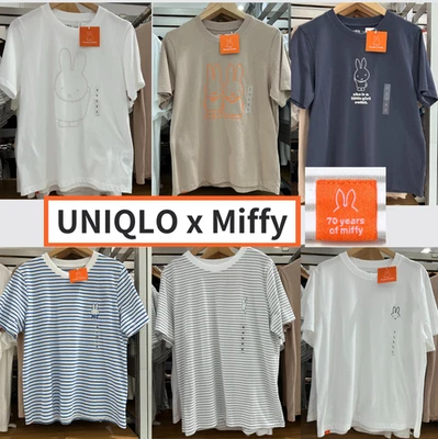 Camiseta UNIQLO UT Miffy 70 Aniversario XS-3XL Mujer 2025 Nueva Japón Foto 1 de 4