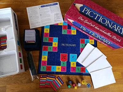 PICTIONARY PARKER Das Spiel mit dem schnellen Strich © 1993 Partyspiel zeichnen  - Bild 1 von 3