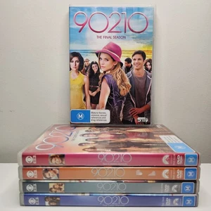 90210 DVD The Complete Seasons 1-5 TV Series 1 2 3 4 5 (Final) Region 4 PAL - Picture 1 of 22