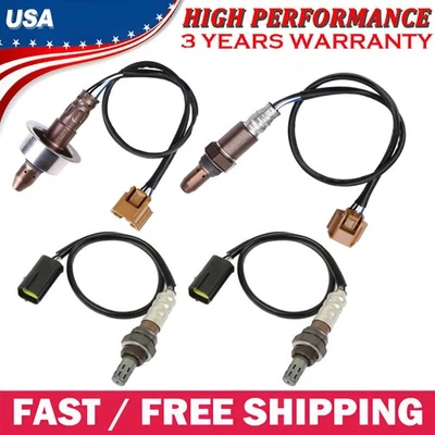 Sensor de oxígeno aguas arriba y aguas abajo 4 piezas para Nissan 2011 Murano Quest 2014 Máxima 3,5 L Foto 1 de 4