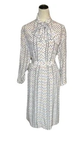 Nuevo con etiquetas Conjunto Blusa y Falda Vintage Malcolm Starr 100% Seda Colorido - Imagen 1 de 17