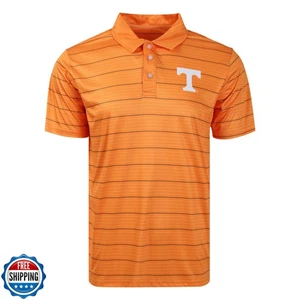 Tennessee Volunteers NCAA Mens Striped Polyester Polo - XL - Picture 1 of 4