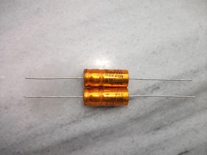 2 un. TAPAS DE AUDIO amplificador de tubo de alta gama roe gold ebt bipolar 63v 10uf! - Imagen 1 de 1