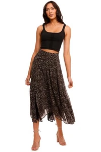 CAMILLA AND MARC Sarina Midi Skirt Abstract Size 10 AU | RRP 400.00 WITH DEFECTS - Picture 1 of 10