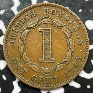 1945 British Honduras 1 Cent (3 Available) Low Mintage (1 Coin Only) - Bild 1 von 4