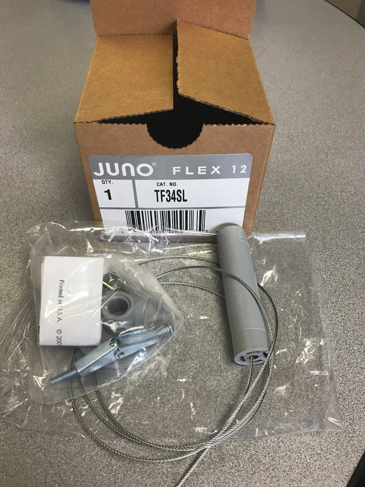JUNO LIGHTING LIGHTING FIXTURE SUPPORT CYLINDER FLEX WIRE CABLE TF34SL - Image 1 of 1