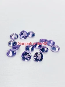 NATURAL PINK AMETHYST FACETED ROUND CUT 5x5 MM CALIBRATED SIZE LOOSE GEMSTONE E - Picture 1 of 8