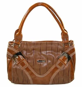 Claudia Canova kaffeebraune braune Damen-Handtasche Schultertasche [89067] 103072 - Bild 1 von 2