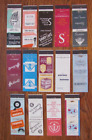 BRYANT & MAY MATCHBOOK COVERS: LOT OF 14 DIFFERENT EMPTY ENGLAND MATCHCOVERS C17