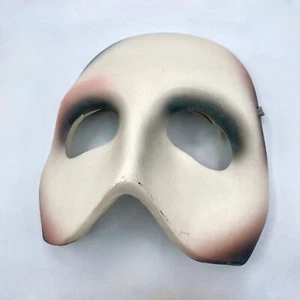 1988 Phantom of the Opera Ceramic Mask by Clay Art USA Hand Made 6 x 6 inches - Picture 1 of 6