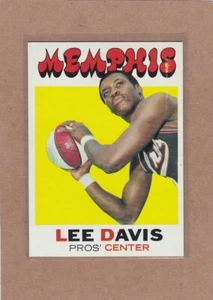 Baloncesto Topps 1971-72 Lee Davis #212 pros casi nuevo/casi nuevo+ *A36804 - Imagen 1 de 1