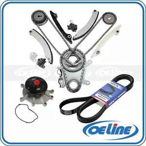 Timing Chain Kit JETC Gear Water Pump Serpentine Belt fits 02-03 Dodge Ram 1500 - Picture 1 of 12