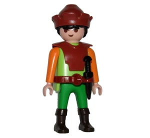 Playmobil Medieval Villain Villager soldier w/ knife - C9 - Picture 1 of 4