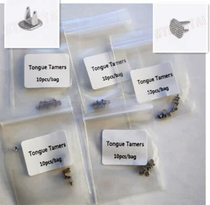 50 Stück Dental Kieferorthopädie Zungenbändiger Mini Spur Educador Lingual Mesh Base  - Bild 1 von 9