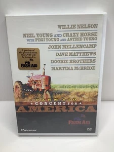 New Sealed FARM AID Concert For America DVD Mellencamp 2001 W. Nelson NIP - Foto 1 di 4