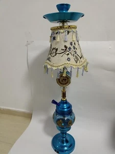 Elegant Aluminum Jordanian Hookah With Clocks And Lights Can Be Use For Decor - Picture 1 of 15