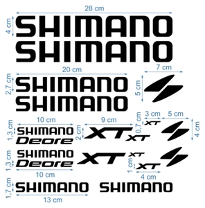Shimano Die-Cut Decals Stickers Autocollant Vélo Autocollant Adesivi /618 - Bild 1 von 2