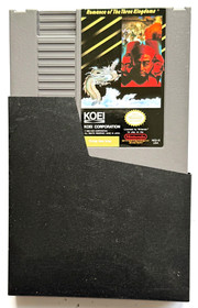 AUTHENTIC VINTAGE 1989 NES ROMANCE OF THE THREE KINGDOMS NINTENDO GAME CARTRIDGE