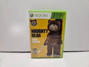 Naughty Bear Gold Edition Microsoft Xbox 360 completo en caja en caja original - Imagen 1 de 5