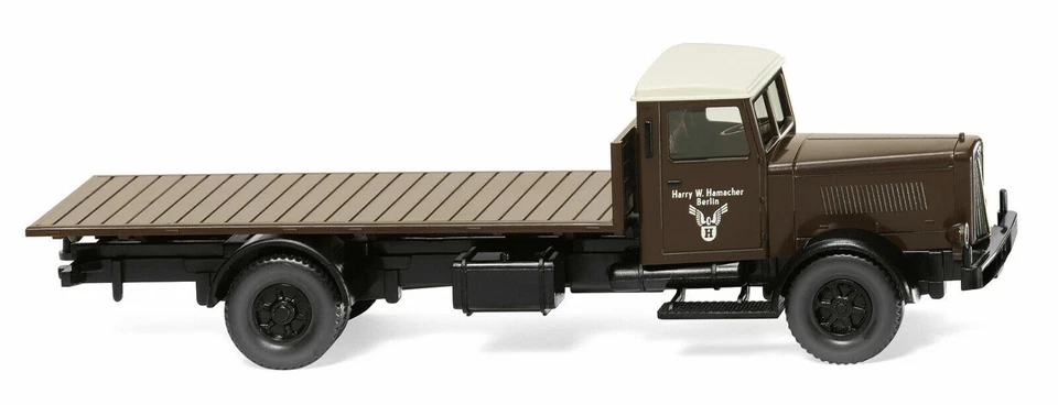 Wiking 084602 - 1/87 Flachpritschen-Lkw (Hanomag) " Expédition Hamacher " - Neuf - Photo 1/1