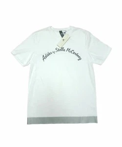 Adidas by Stella McCartney Logo offener Rücken T-Shirt weiß FK9695 - Bild 1 von 6