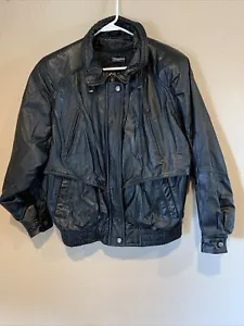Vintage Wilsons Leather Jacket Mens Medium Heavy Thinsulate Excellent! - Picture 1 of 11
