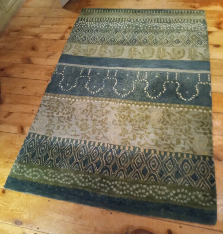 8'L x 5'W CAPEL Area RUG - 100% Wool - Made in India - Marine Blue - NY Pickup - Image 1 of 3