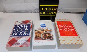 Bantam Kitchen Library 3 Cookbooks, Fannie Farmer, Better Homes & Pillsbury - Imagen 1 de 3