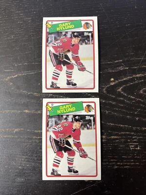 1988-89 Topps Gary Nylund Chicago Blackhawks #15 Buy 1 Get 1 - Image 1 of 4