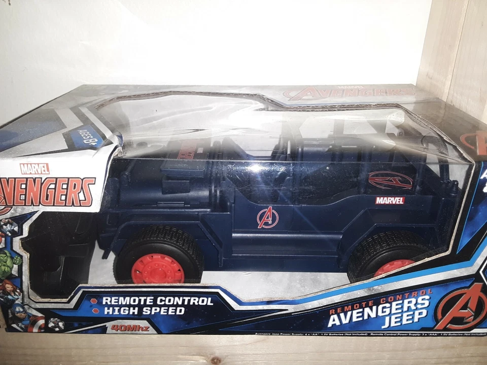 NUEVO Marvel Avengers Control Remoto Avengers Jeep Negro 27Mhz RC, NUEVO  Foto 1 de 1