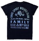 Darc Sport Men's Wolves Ohana Brothers In Iron Gradient Print Cap Sleeve T-Shirt