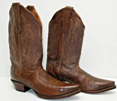 Nocona 4016 Boot Antique Tan Imperial Calf Foot -Ladies Size 8.5 Comb Last B - Image 1 of 4