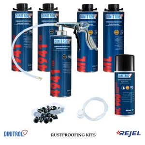 KIT A PRUEBA DE ÓXIDO DINITROL LITROS PEQUEÑA FIESTA MINI MGBGT - Imagen 1 de 2