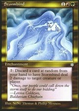 Stormbind PL Ice Age MTG Magic The Gathering Gold English Card