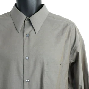 Claiborne Axcess faltenfreies Herrenhemd 16 34/35 Knopfleiste Baumwolle - Bild 1 von 4