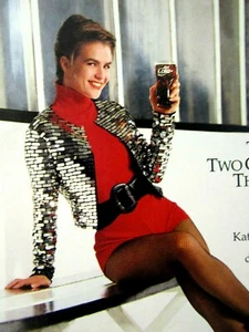 Katarina Witt Coca Cola 2 Ads & Write Up  Original Print Ad 8.5 x 11' - Picture 1 of 8