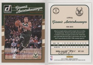 2016-17 Panini Donruss Giannis Antetokounmpo #5