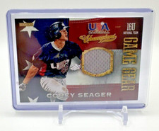 2013 Panini USA Baseball Champions Game Gear Jerseys #52 Corey Seager