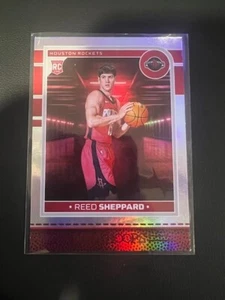 2024-25 Panini NBA Hoops Premium - Rookies Reed Sheppard #233 Silver Prizm - Bild 1 von 3