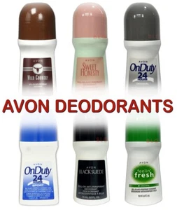 AVON 24 Hours Deodorants Roll-On Unscented Antiperspirant Deodorant Bundle Sale - Picture 1 of 69
