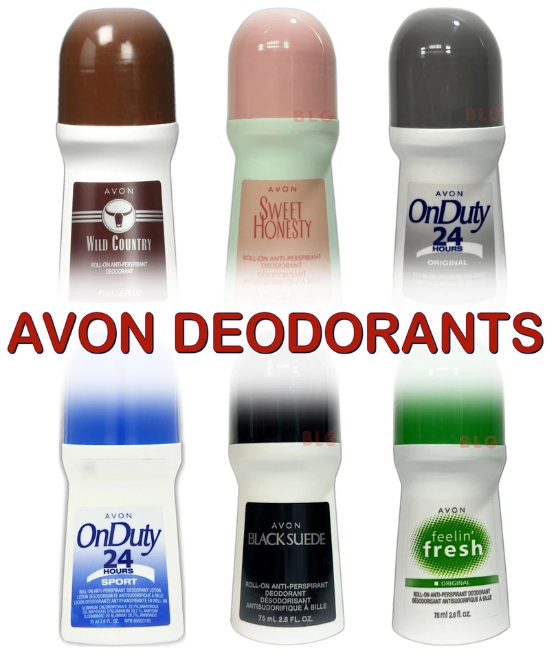 AVON 24 Hours Deodorants Roll-On Unscented Antiperspirant Deodorant Bundle Sale - Image 1 of 1