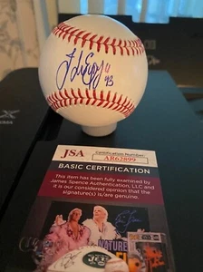 JONATHAN LOAISIGA SIGNED OFFICIAL MAJOR LEAGUE BASEBALL JSA - Picture 1 of 2